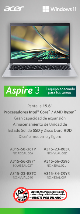 LATERAL ACER ASPIRE 3 03AGOSTO2022